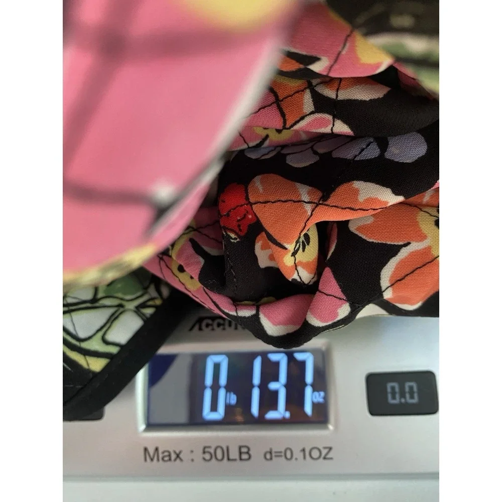 Requirements Woman Quilted Jacket Size‎ 1X Fruity Floral Bloomcore Art To Wear